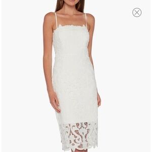 Bardot Lina White Lace Dress